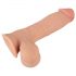 Natute Skin - Dildo s kožo - 20 cm (naravno)