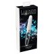 You2toys Liaison - vibrator z LED paličico iz silikonskega stekla (prosojno-bel) 