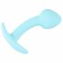 Cuties Mini Butt Plug - silikonski analni dildo - modri (2,6 cm) 