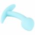 Cuties Mini Butt Plug - silikonski analni dildo - modri (2,6 cm) 