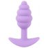 Cuties Mini Butt Plug - silikonski analni dildo - vijoličen (2,8 cm) 