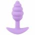 Cuties Mini Butt Plug - silikonski analni dildo - vijoličen (2,8 cm) 