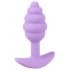 Cuties Mini Butt Plug - silikonski analni dildo - vijoličen (2,8 cm) 