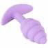 Cuties Mini Butt Plug - silikonski analni dildo - vijoličen (2,8 cm) 