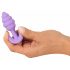 Cuties Mini Butt Plug - silikonski analni dildo - vijoličen (2,8 cm) 