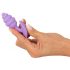 Cuties Mini Butt Plug - silikonski analni dildo - vijoličen (2,8 cm) 