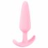 Cuties Mini Butt Plug - silikonski analni dildo - roza (2,1cm) 