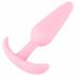 Cuties Mini Butt Plug - silikonski analni dildo - roza (2,1cm) 