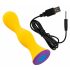 You2Toys bunt. - vodoodporen analni vibrator za polnjenje (rumena) 