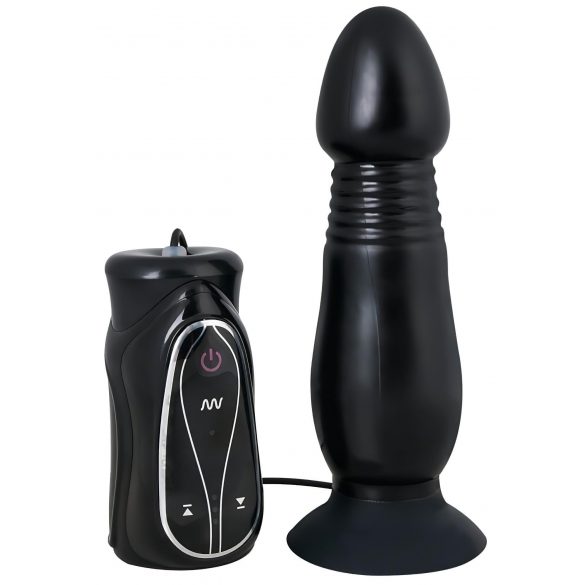 You2Toys - Analni vibrator Pusher (črn) 