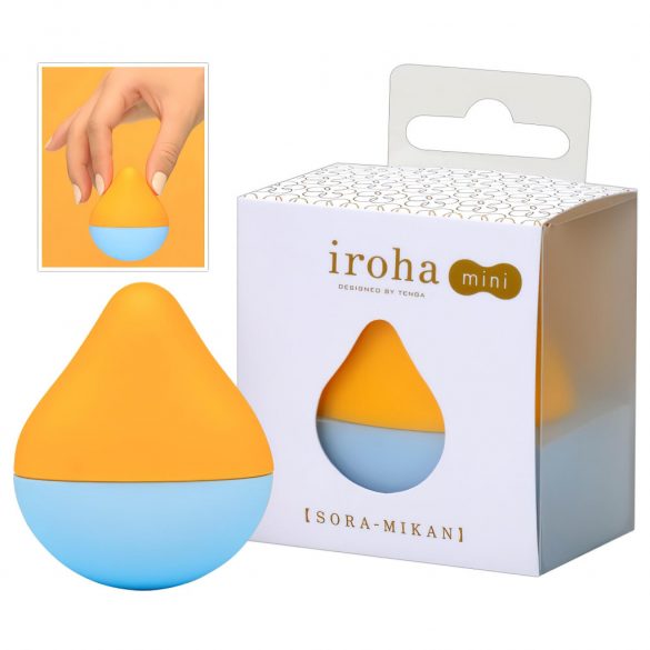 TENGA Iroha mini - mini klitorisni vibrator (oranžno-modra) 