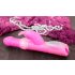 SMILE Pearly Rabbit - biserni vibrator (roza) 