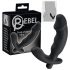 Rebel - Vibrator za prostato penisa (črn) 