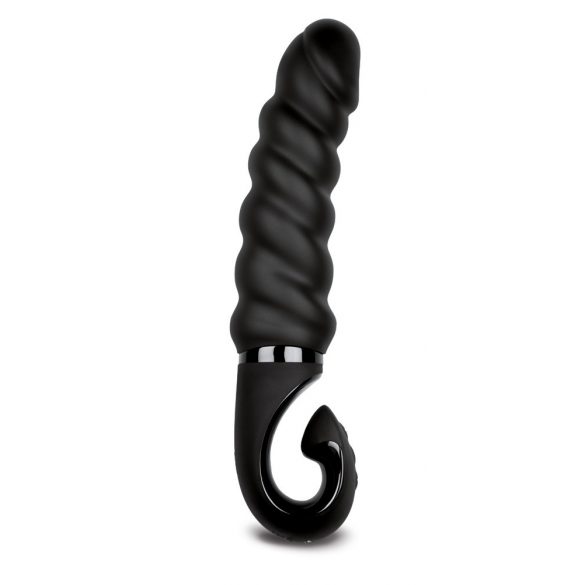 Gvibe G-jack 2-baterijski vodoodporni silikonski vibrator (črn) 