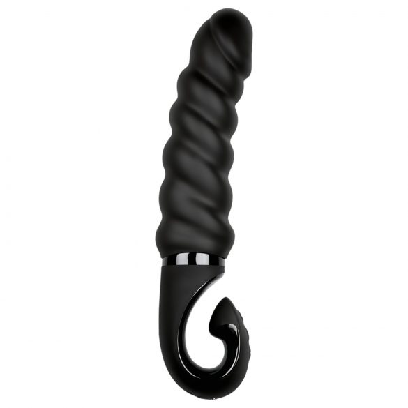 Gvibe G-jack 2-baterijski vodoodporni silikonski vibrator (črn) 