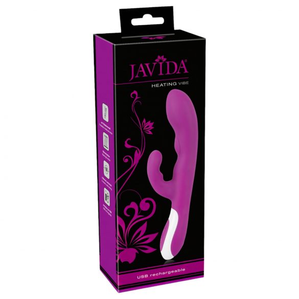 Javida - Akumulatorski, ogrevan klitorisni vibrator (blackberry) 