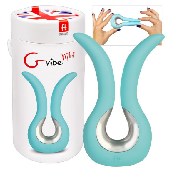 G-vibe Mini - silikonski vibrator USB (meta) 