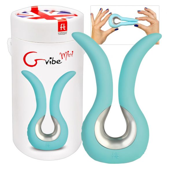 G-vibe Mini - silikonski vibrator USB (meta) 