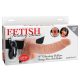 Fetiš Strap-on 9 - vibrator s trakom (naravni) 