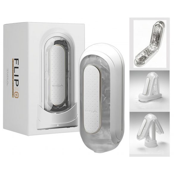 TENGA Flip Zero - vibracijski masturbator (bel) 