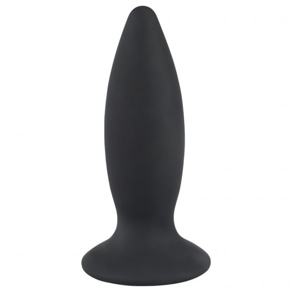 Black Velvet S - Začetni analni vibrator z možnostjo polnjenja - majhen (črn) 