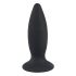 Black Velvet S - Začetni analni vibrator z možnostjo polnjenja - majhen (črn) 