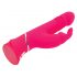 Happyrabbit Thrusting - vibrator za potiskanje z vrtečim se vzvodom, ki ga je mogoče polniti (roza)