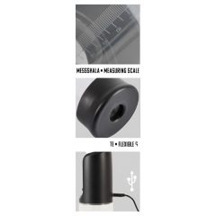   Mister Boner Workout - avtomatska črpalka za penis na baterije (prosojno-črna)