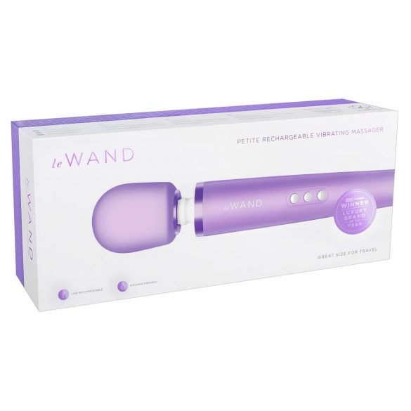 Le Wand Petite - ekskluzivni brezžični masažni vibrator (vijolična) 