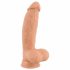 realisticixxx Torero - vibrator na baterije, pripenjalni, realistični rotacijski vibrator (22 cm) 