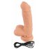 realisticixxx Torero - vibrator na baterije, pripenjalni, realistični rotacijski vibrator (22 cm) 