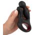 You2Toys - Masažni pripomoček - baterijski vrtljivi vibrator z gretjem prostate (črn)