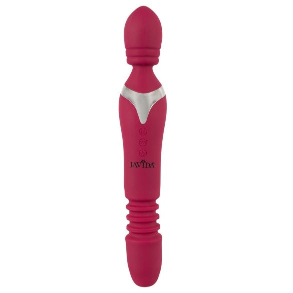 Javida Thrusting - masažni vibrator 3v1 (rdeč) 