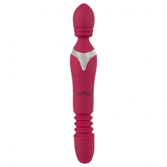 Javida Thrusting - masažni vibrator 3v1 (rdeč) 