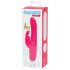 Happyrabbit Curve Slim - vodoodporen vibrator s paličico za polnjenje (roza) 