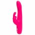 Happyrabbit Curve Slim - vodoodporen vibrator s paličico za polnjenje (roza) 