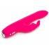 Happyrabbit Curve Slim - vodoodporen vibrator s paličico za polnjenje (roza) 