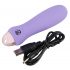 Cuties Mini Purple - vibrator s silikonskimi palicami za polnjenje (vijolična) 