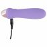 Cuties Mini Purple - vibrator s silikonskimi palicami za polnjenje (vijolična) 