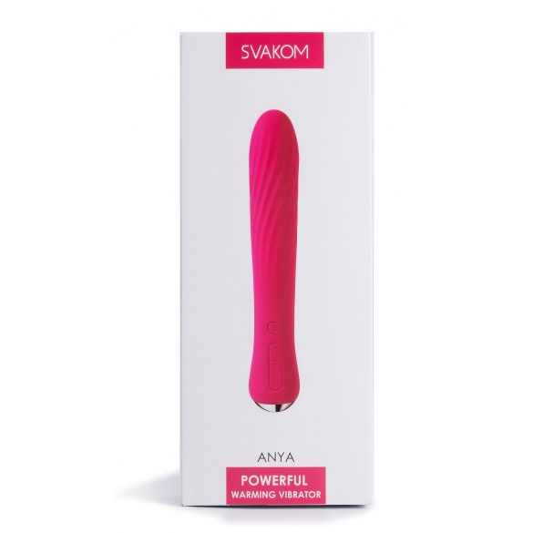 Svakom Mum - vibrator z ogrevano palico za polnjenje (rdeča)