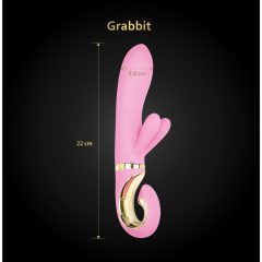   G-Vibe GRabbit - vibrator za točko G s 3 motorji za polnjenje (roza)