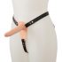 You2Toys - Strap-On - vibrator s trakom za polnjenje (naravni) 