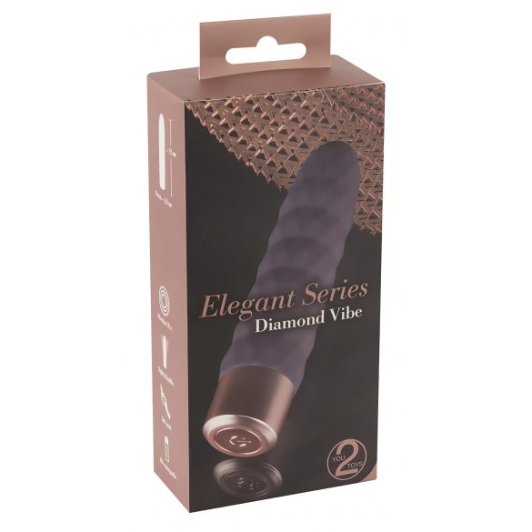 You2Toys Elegant Diamond - Polnilec za vibrator (temno vijolična) 