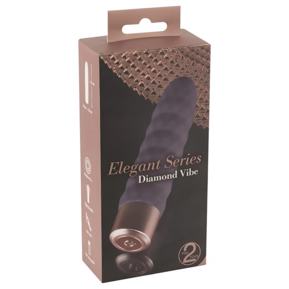 You2Toys Elegant Diamond - Polnilec za vibrator (temno vijolična) 