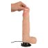 Naravna koža - Dancing Dick vibrator z vrtečim se realističnim vibratorjem (naravni) 