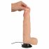 Naravna koža - Dancing Dick vibrator z vrtečim se realističnim vibratorjem (naravni) 