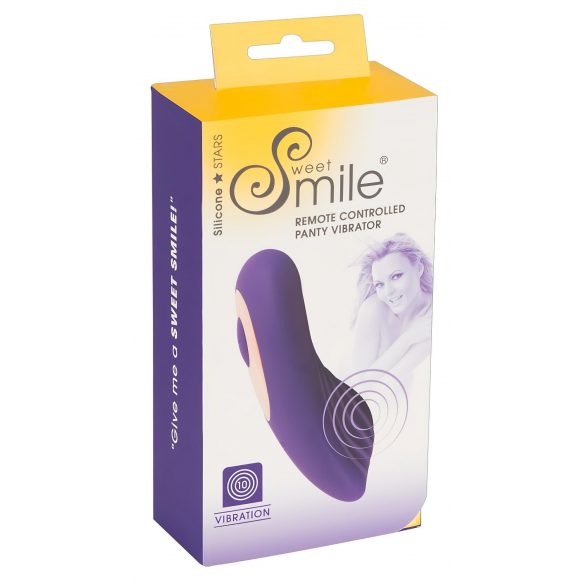 SMILE Panty - radijski klitorisni vibrator z možnostjo polnjenja (vijolična) 