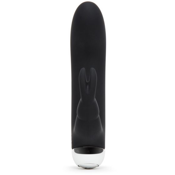 Petdeset odtenkov sive - mini pohlepno dekle - vibrator za ponovno polnjenje s konico (črn)