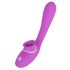 You2Toys - 2-funkcijski vibrator - brezžični klitorisni in vaginalni vibrator (vijolična) 