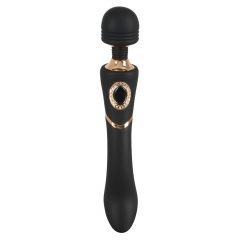   Cleopatra Wand - Vodoodporni masažni vibrator z možnostjo polnjenja (črn)